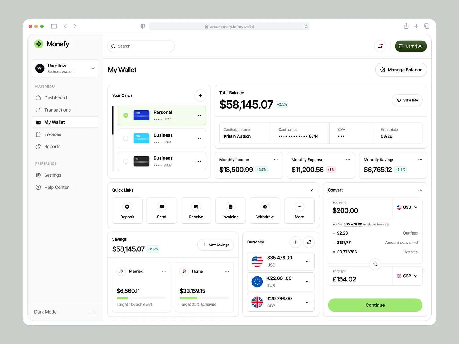 App mockup